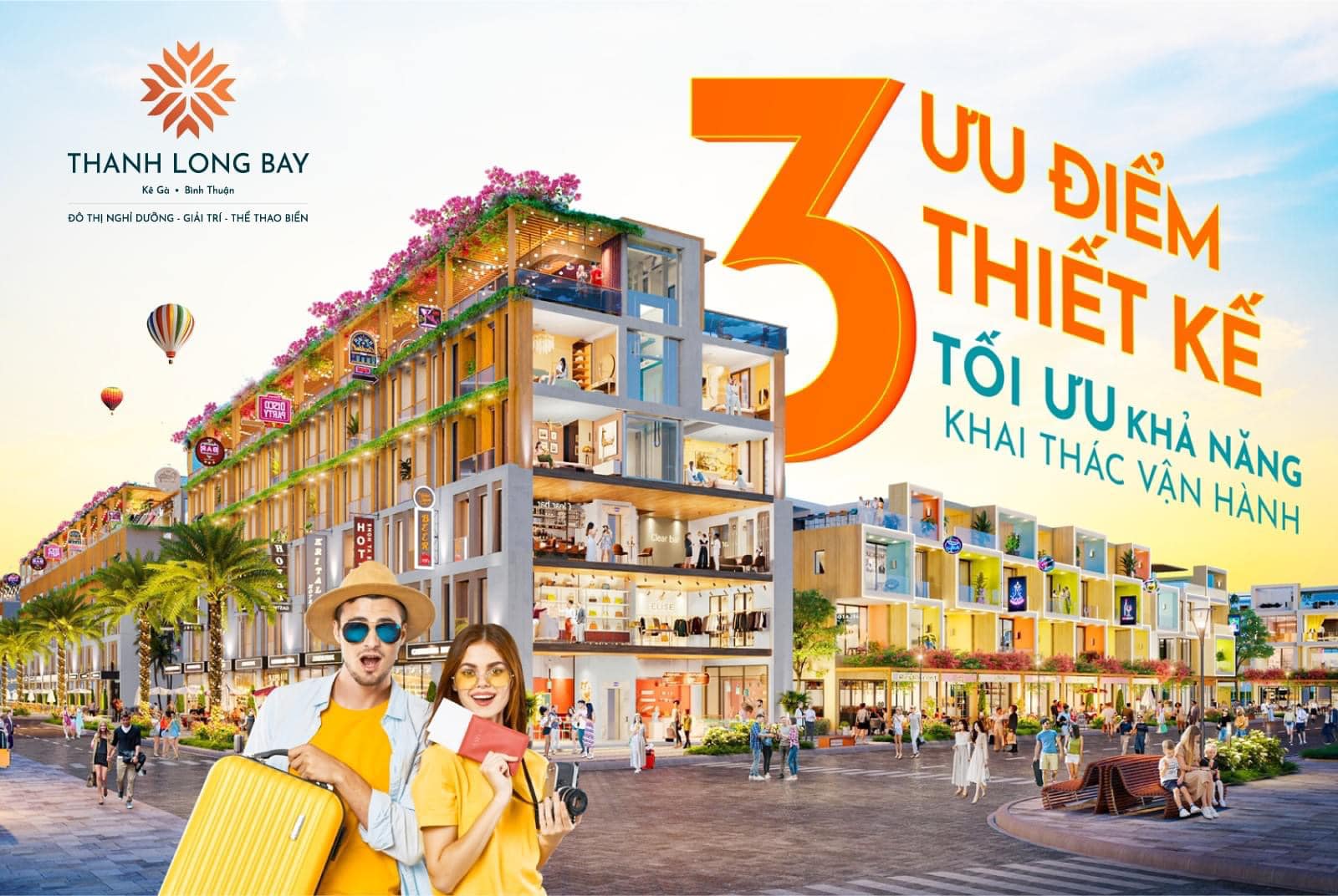 thiết kế shoptel thanh long bay